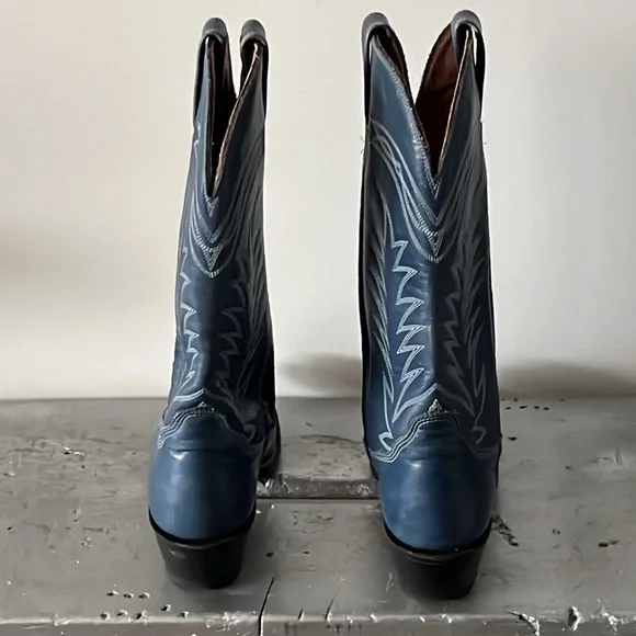 Rare Vintage Cowboy Boots- Blue - Picture 11 of 15